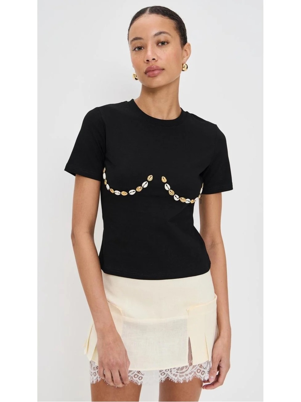 Never fully dressed shell tee